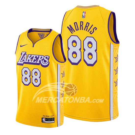 Maglia Los Angeles Lakers Markieff Morris Citta 2019-20 Or